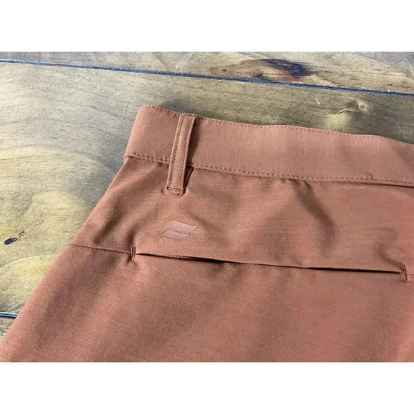 Fabletics Only Pants Mens Size Small Classic Fit Burnt Orange Performance - Picture 6 of 9